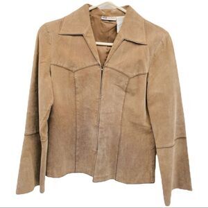 Faded Glory Genuine Leather Brown Jacket